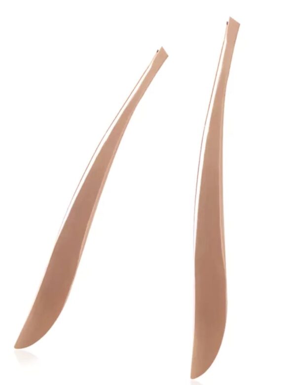 Tweezers Clip,Rose gold Professional Stainless Steel eyebrows/Hair Removal