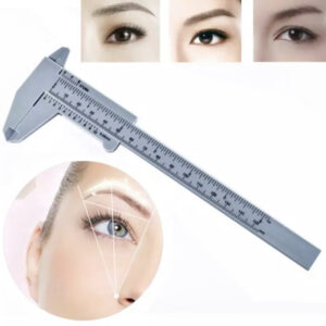 Plastic Eyebrow Ruler Measuring Vernier Caliper Tattoo Microblading Caliper Ruler