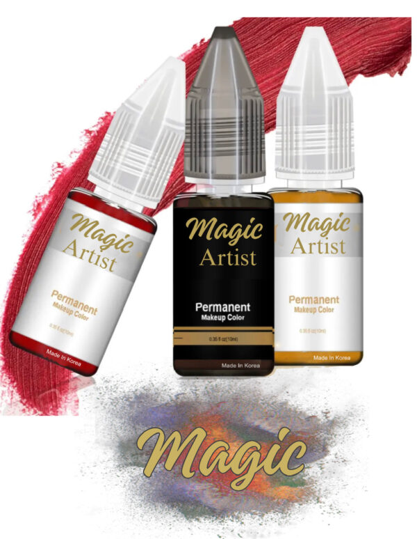 MAGIC ARTIST Pure Organic Colour Pigments for PMU Tattoo/Eyebrow/Lips Cosmetic Semi-Permanent Makeup